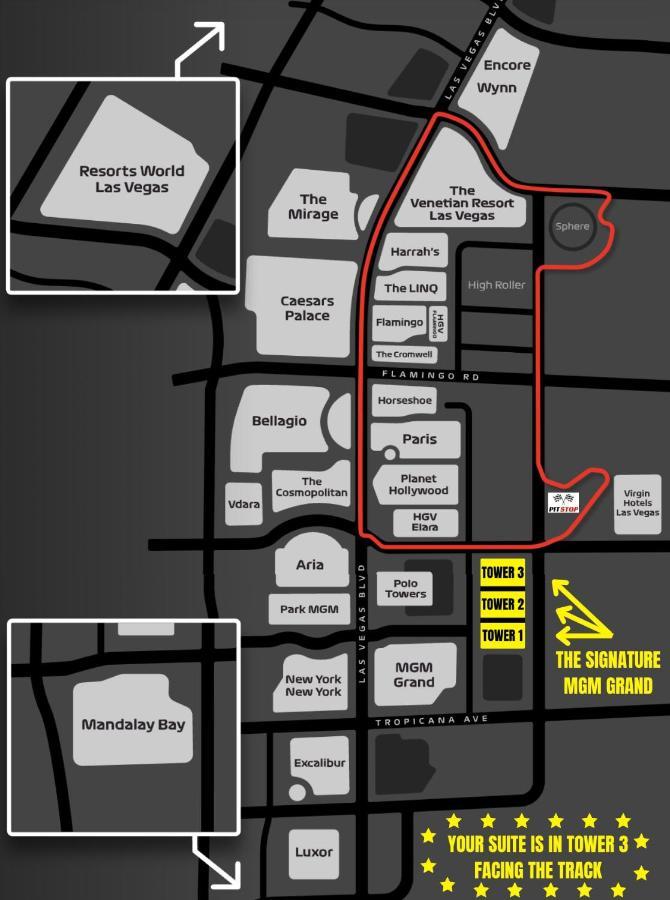 No Resort Fees-Mgm Stripview Adjoining Suites F1 View Las Vegas Esterno foto